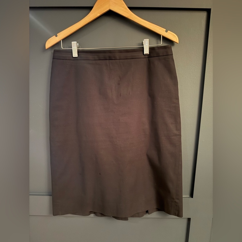 J. Crew Elegant Black Pencil Skirt